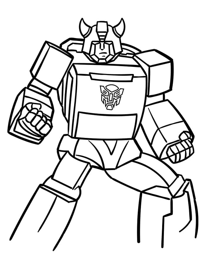 Transformers Bumblebee Boyama Sayfası