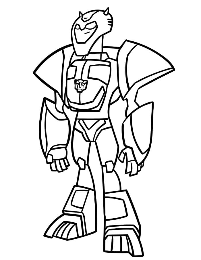 Transformers’daki Bumblebee Boyama Sayfası