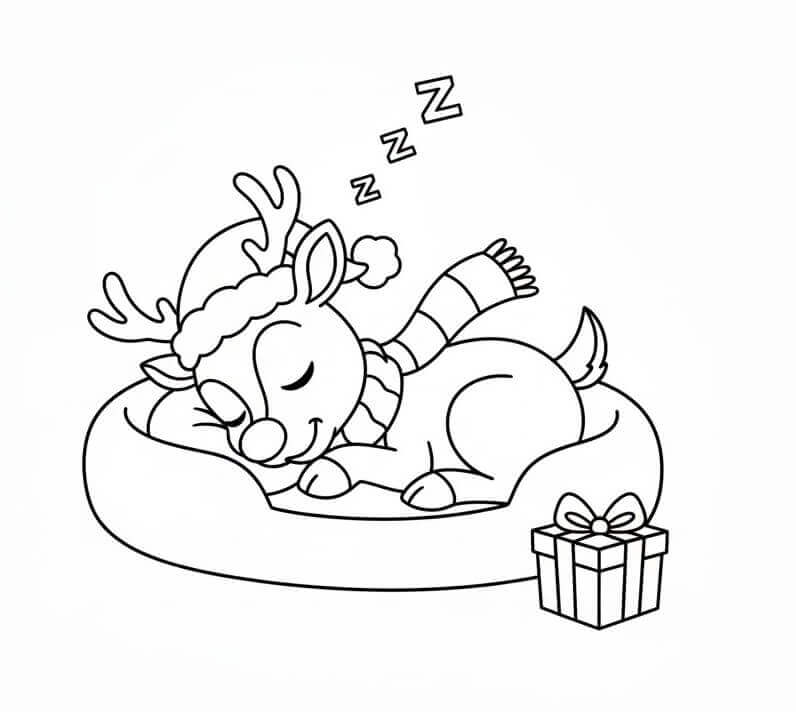 Uyuyan Rudolph Boyama Sayfası