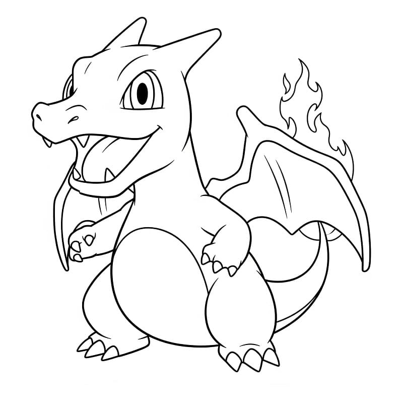 Yazdır Charizard Boyama Sayfası