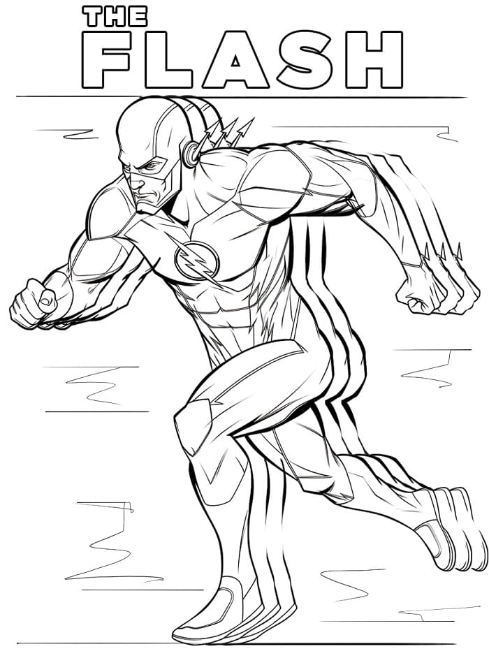 Yazdırılabilir Flash Görseli Boyama Sayfası