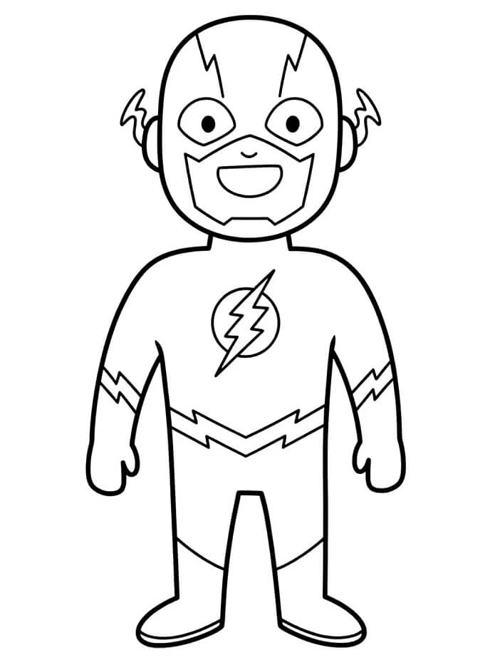 Yazdırılabilir Ücretsiz Flash Boyama Sayfası