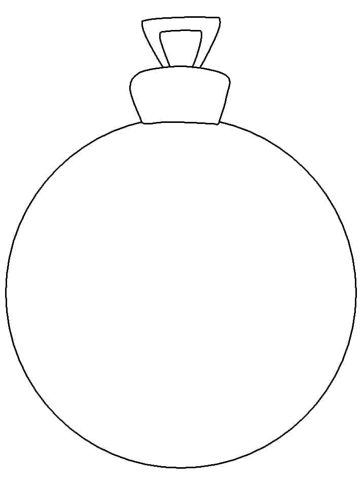 Yılbaşı topları (2) Boyama Sayfası