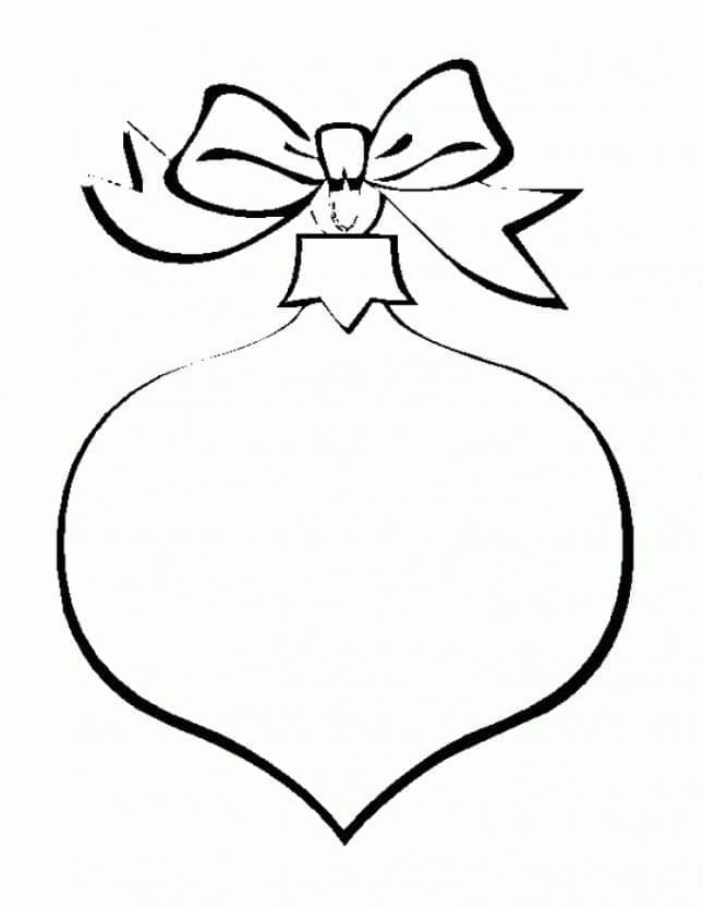 Yılbaşı topları (4) Boyama Sayfası