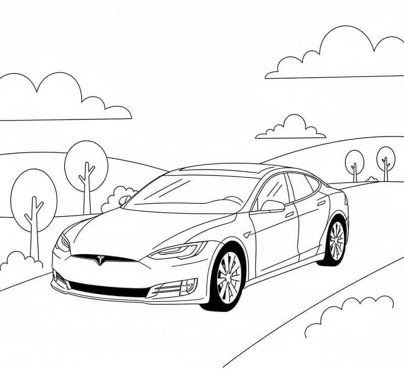 Tesla Boyama Sayfaları
