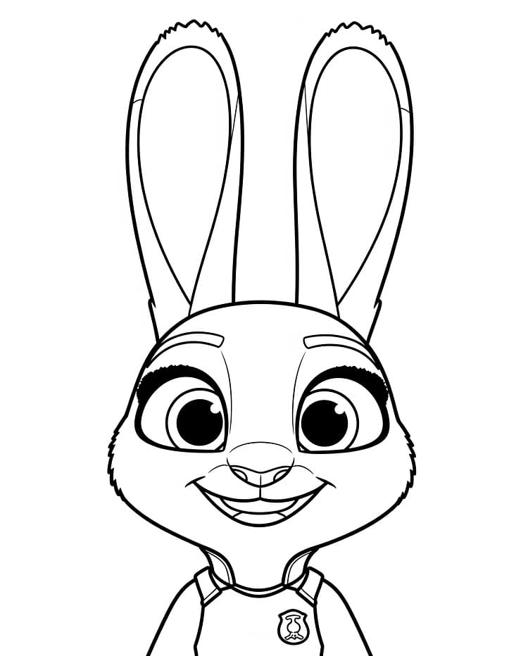 Zootropolis’te Judy Hopps Boyama Sayfası