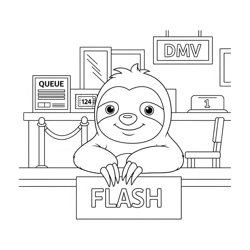 Zootropolis’ten Flash Boyama Sayfası