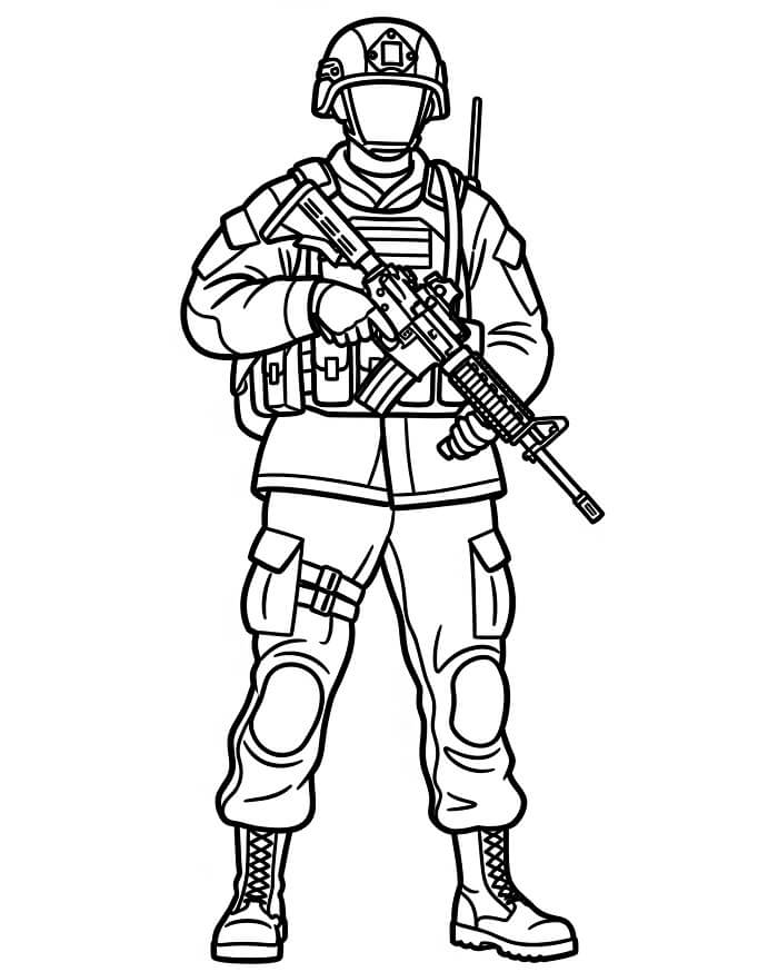 Asker (1) Boyama Sayfası