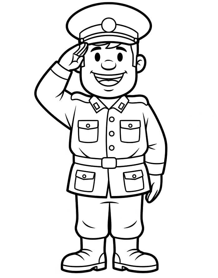 Asker (3) Boyama Sayfası