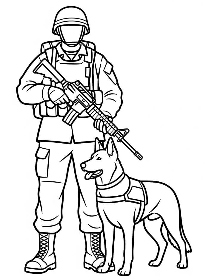 Asker (8) Boyama Sayfası