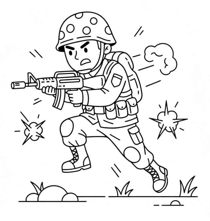 Asker Bedava Boyama Sayfası