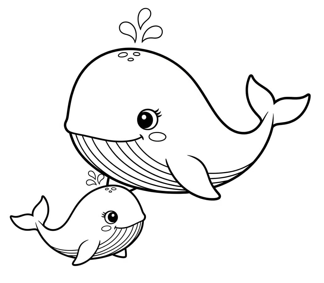 Balina Bedava Boyama Sayfası