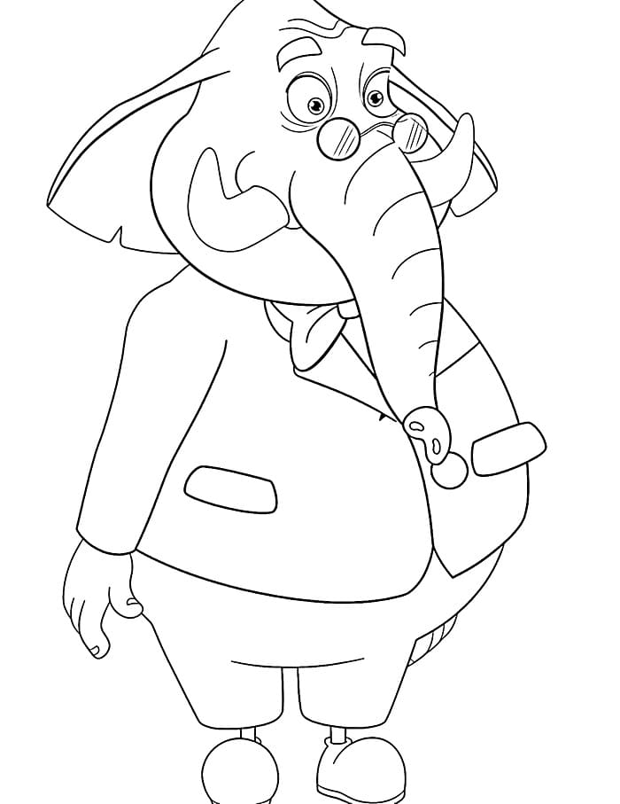 Bay Filhafıza Kehribar İle Boncuk Boyama Sayfası