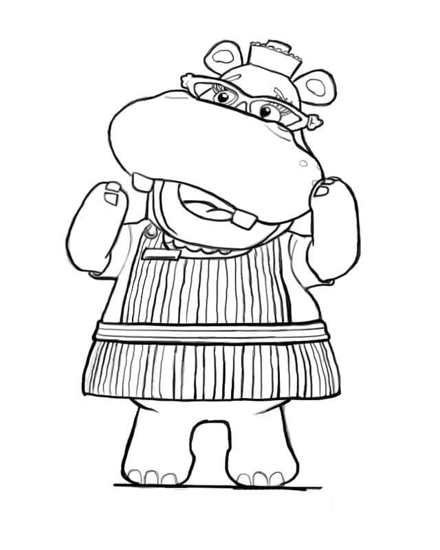 Bedava Doktor McStuffins Çocuklar İçin Boyama Sayfası