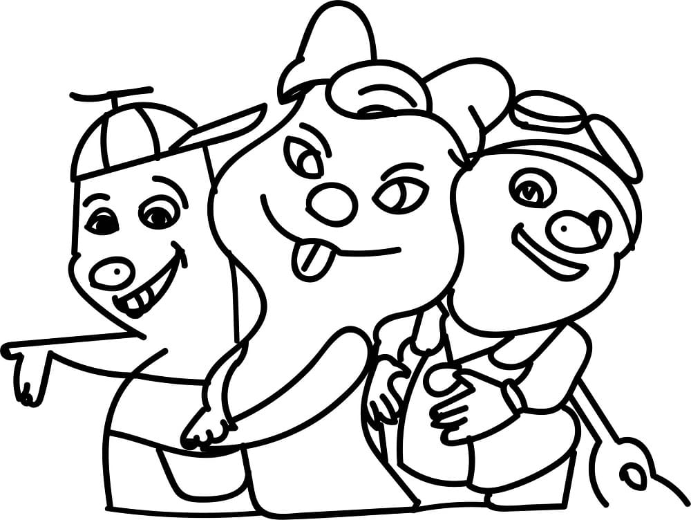 Bedava Köstebekgiller Yazdır Boyama Sayfası