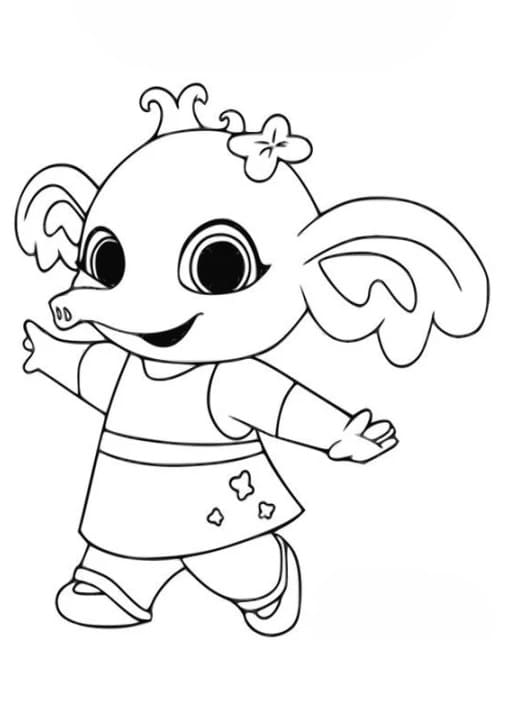 Bing Tavşan Sula Boyama Sayfası