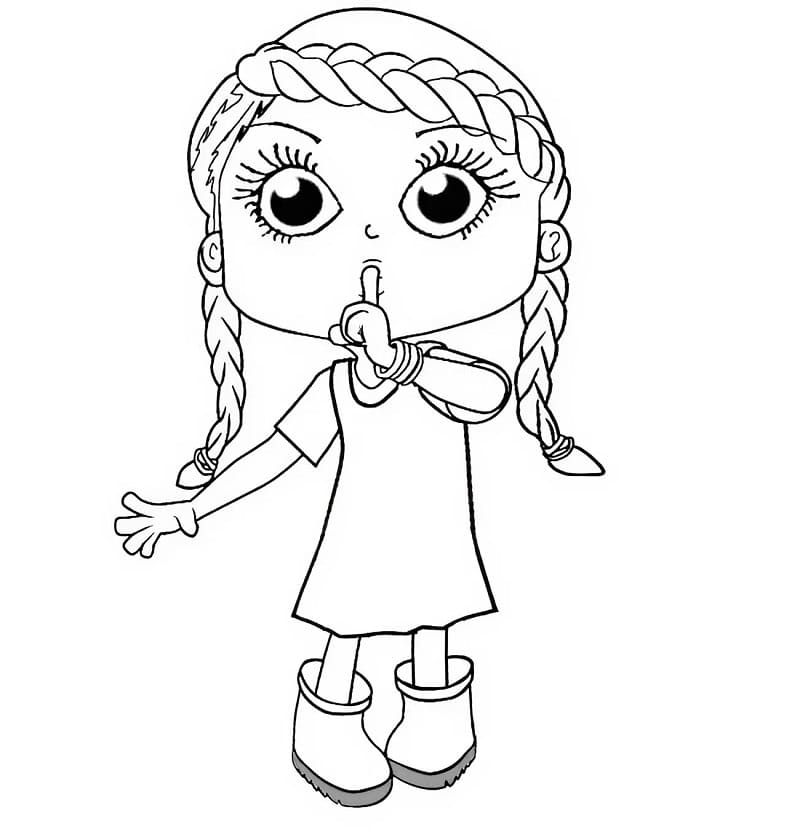 Çizgi Wissper Boyama Sayfası