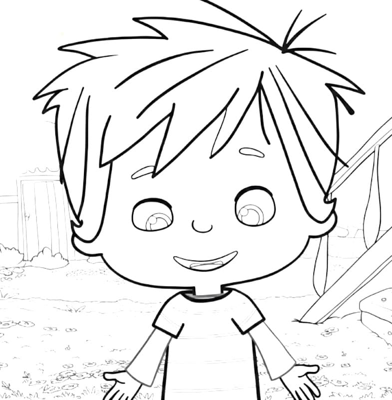 Çocuklar İçin Ege ile Gaga Boyama Sayfası