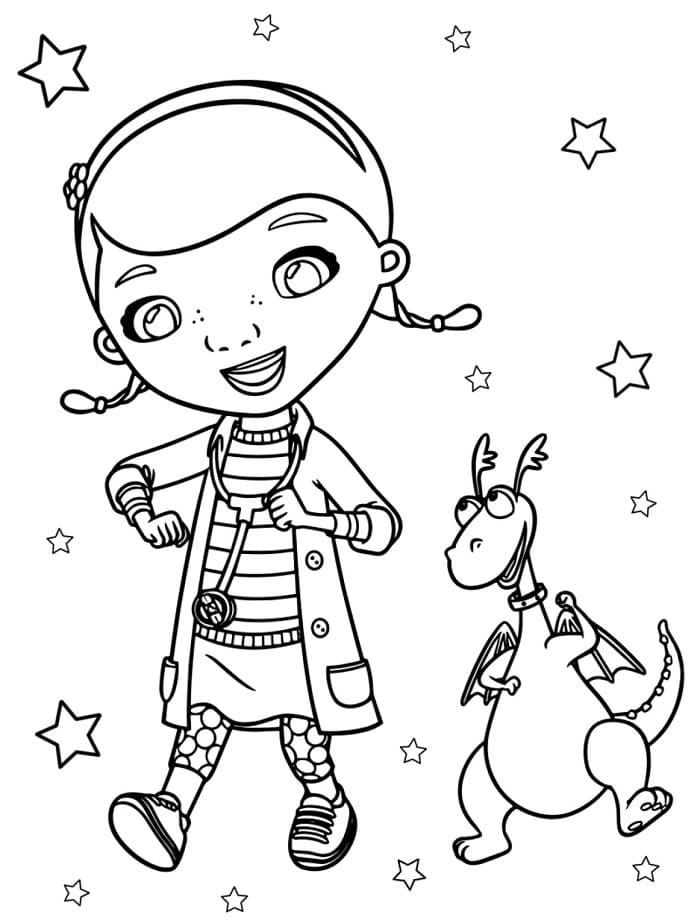 Doktor McStuffins Boyama Sayfaları