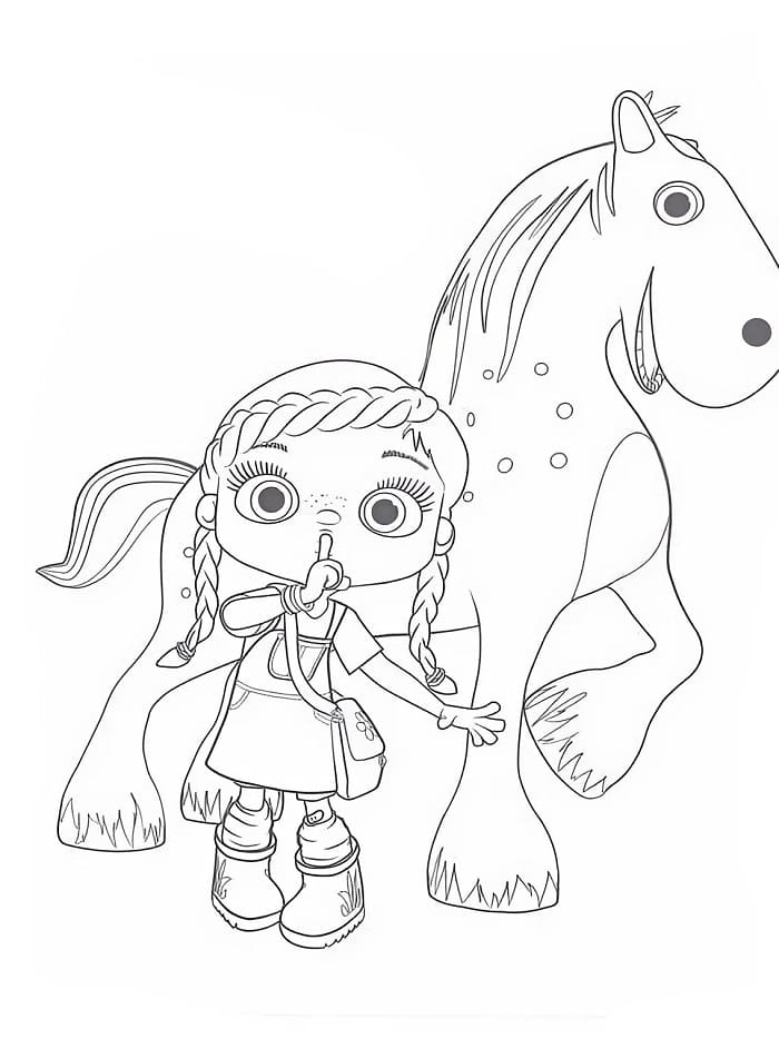 Çok Tatlı Wissper Boyama Sayfası