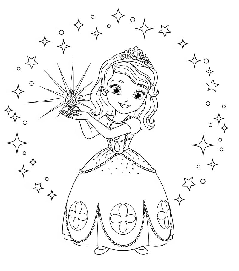 Disney Prenses Sofia Boyama Sayfası