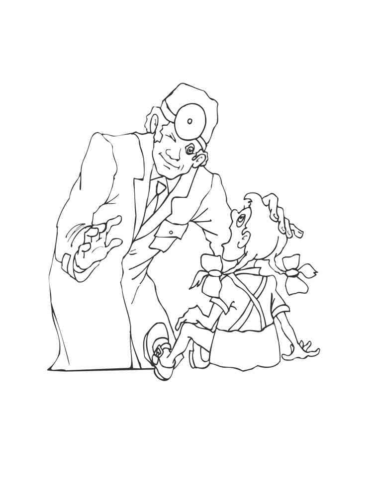 Doktor (6) Boyama Sayfası