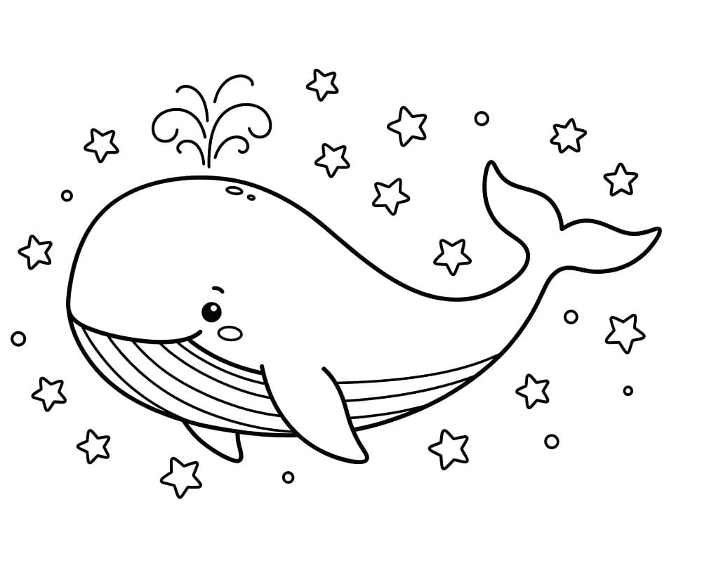 Dost Balina Boyama Sayfası