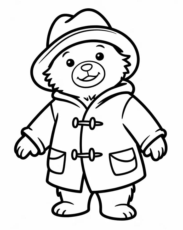 Dost Paddington Boyama Sayfası