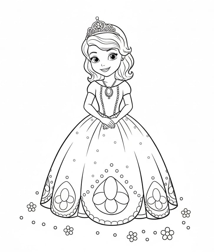 Prenses Sofia Boyama Sayfaları