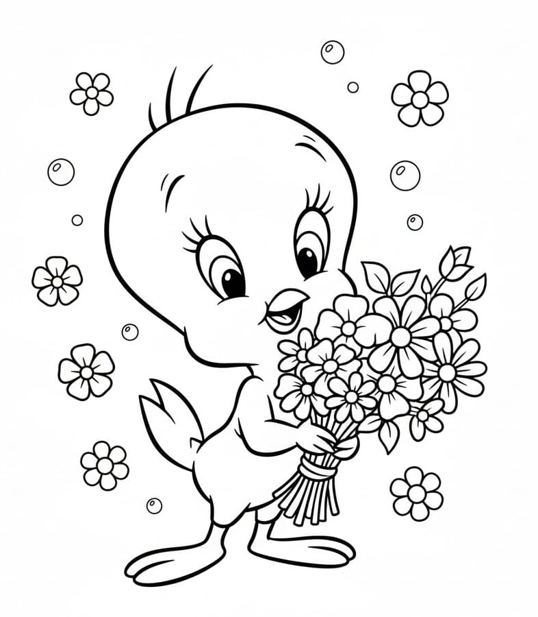 Dost Tweety Boyama Sayfası