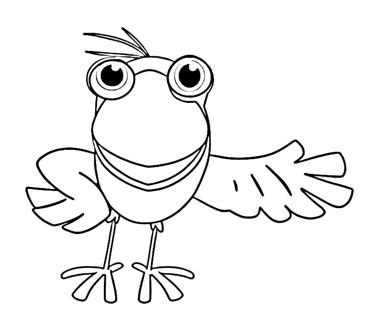 Hediye Ege ile Gaga Boyama Sayfası