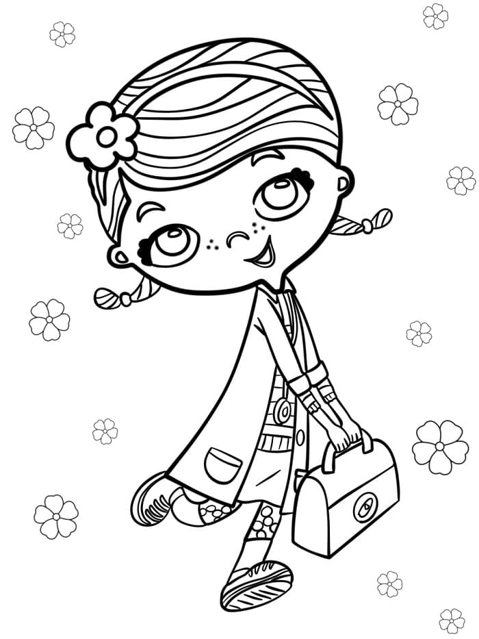 Hoş Doktor McStuffins Boyama Sayfası