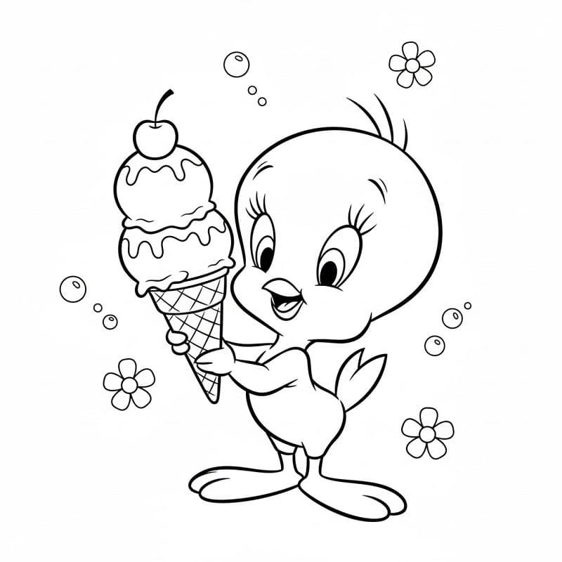 Tweety Boyama Sayfaları