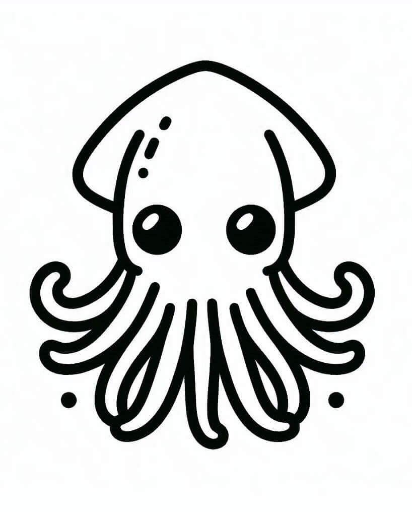 Kalamar (2) Boyama Sayfası