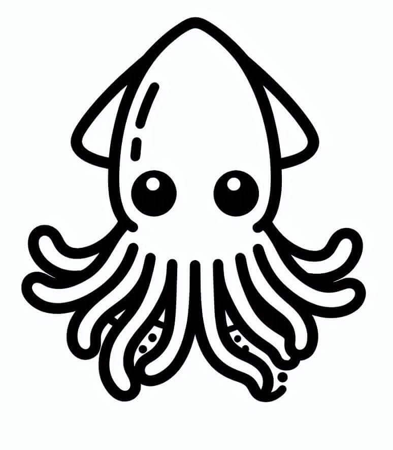 Kalamar (3) Boyama Sayfası