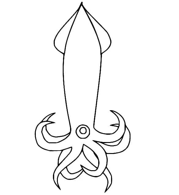 Kalamar Yazdırılabilir Resim Boyama Sayfası