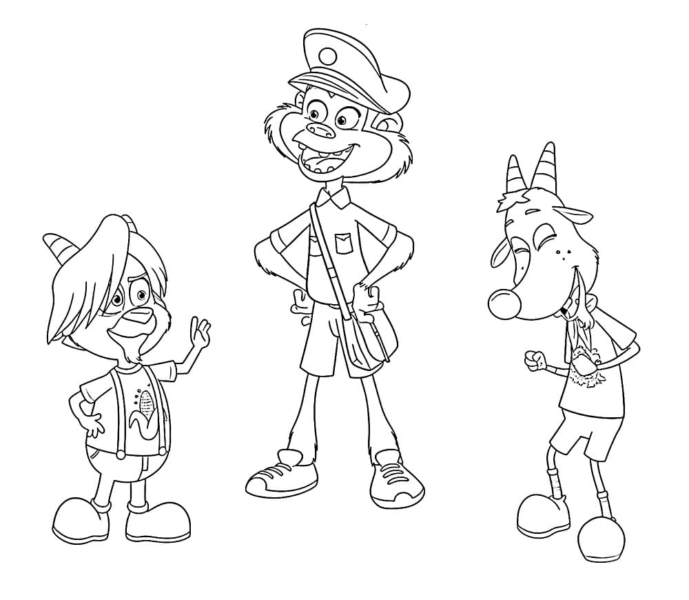 Kehribar İle Boncuk (10) Boyama Sayfası