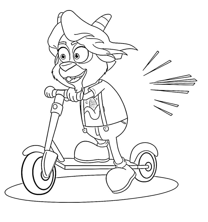 Kehribar İle Boncuk (13) Boyama Sayfası