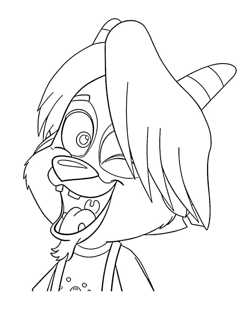 Kehribar İle Boncuk (4) Boyama Sayfası