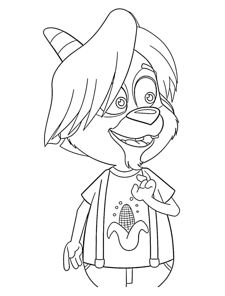 Kehribar İle Boncuk (5) Boyama Sayfası