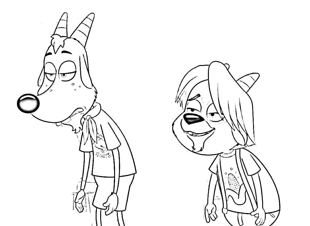 Kehribar İle Boncuk (9) Boyama Sayfası