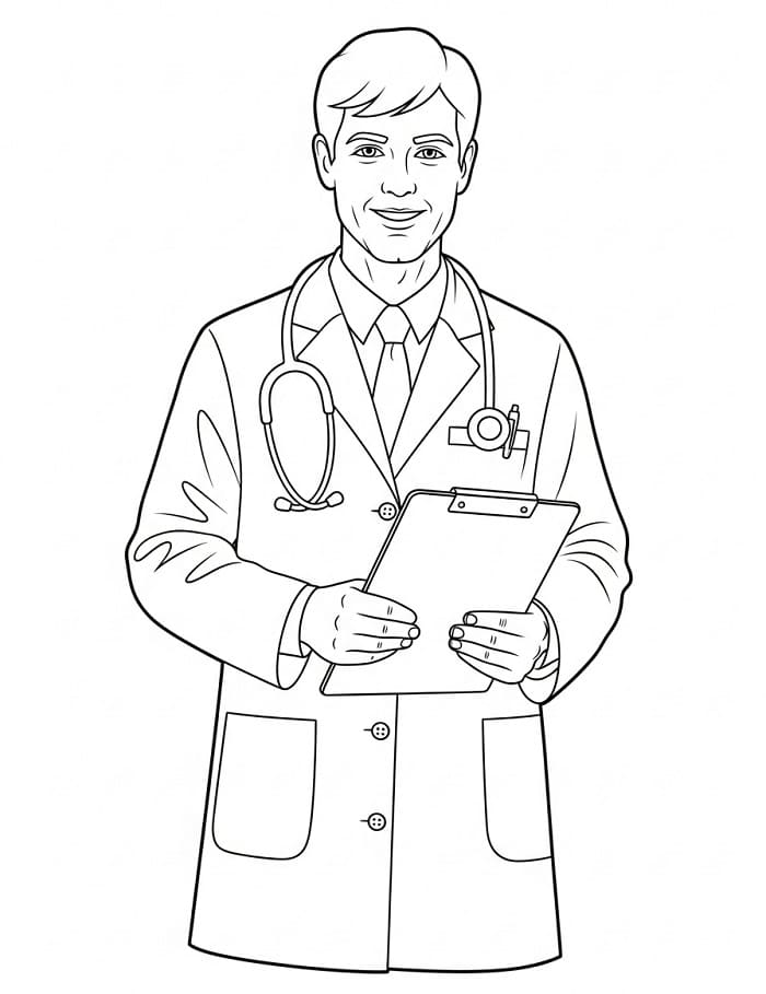 Kolay Doktor Boyama Sayfası