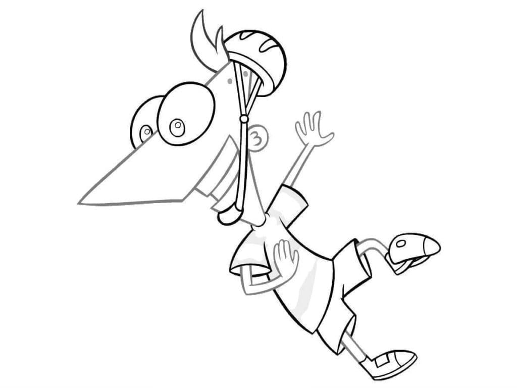 Muhteşem Phineas Boyama Sayfası