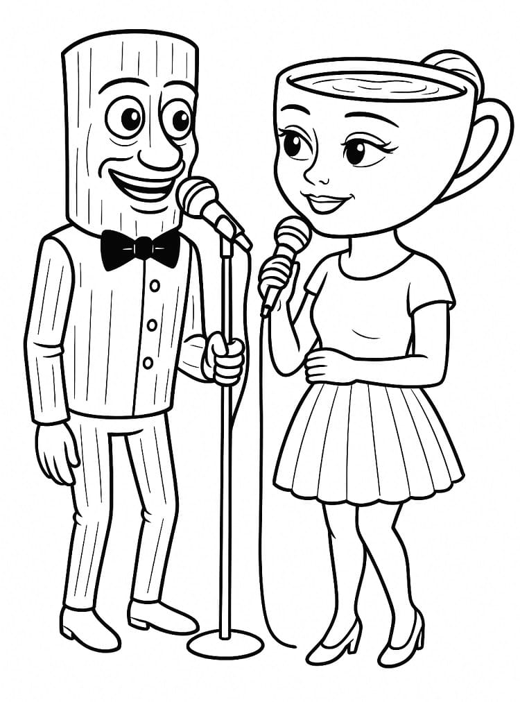 Şirin Ballerina Cappuccina Boyama Sayfası