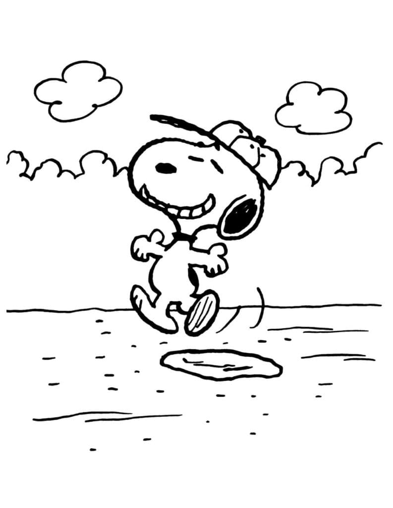 Snoopy (12) Boyama Sayfası