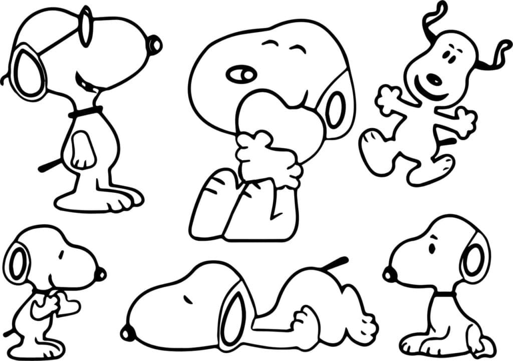 Snoopy (5) Boyama Sayfası