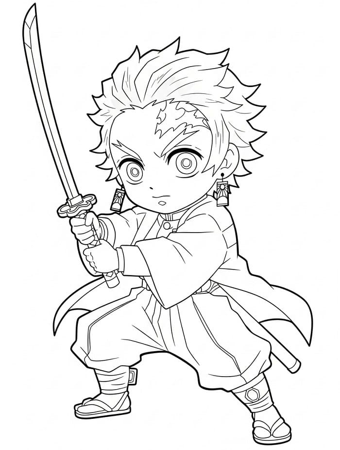 Tanjiro Boyama Sayfaları