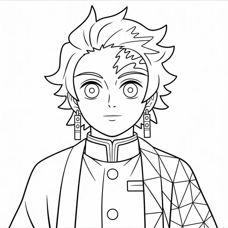 Tanjiro Kamado Boyama Sayfası