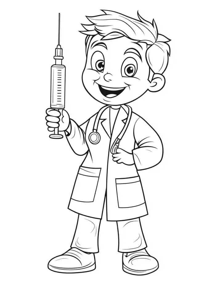 Temel Doktor Boyama Sayfası