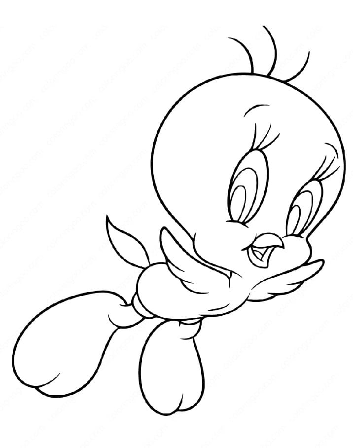 Tweety (8) Boyama Sayfası